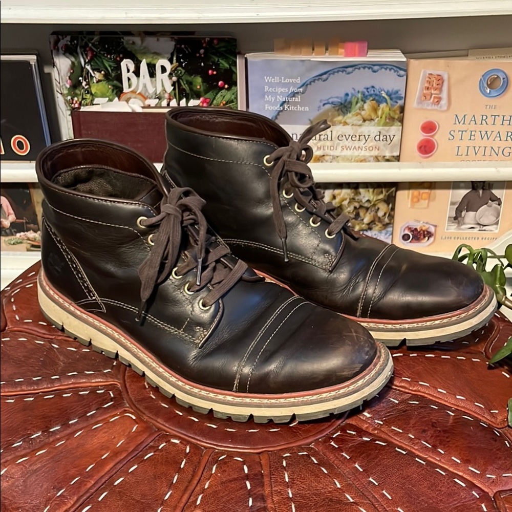 Men's Black Leather Boots